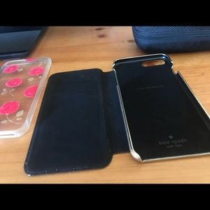 Blush pink Kate Spade 7 plus phone folio